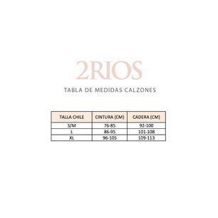 Calzon Postparto Microfibra Negro 2rios