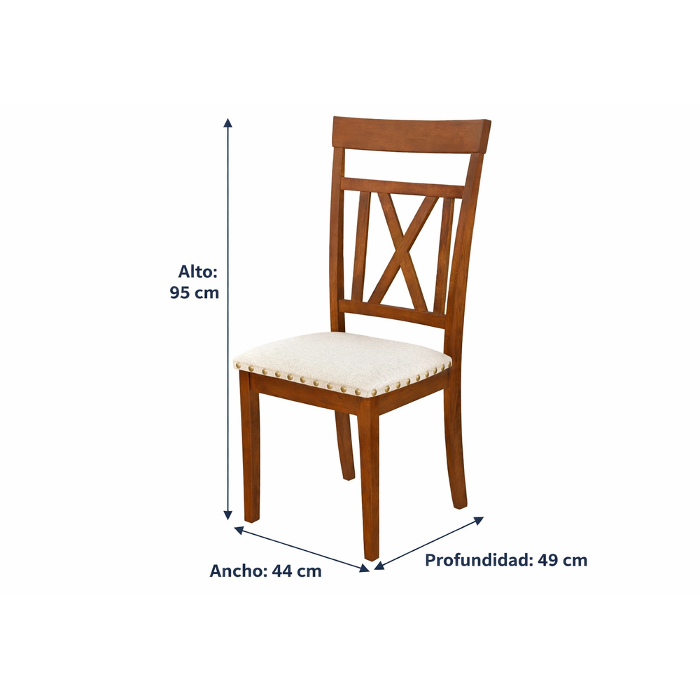 Juego De Comedor Casaideal Alamos / 6 Sillas image number 5.0