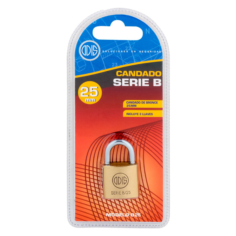 Candado Odis B25 25mm image number 4.0