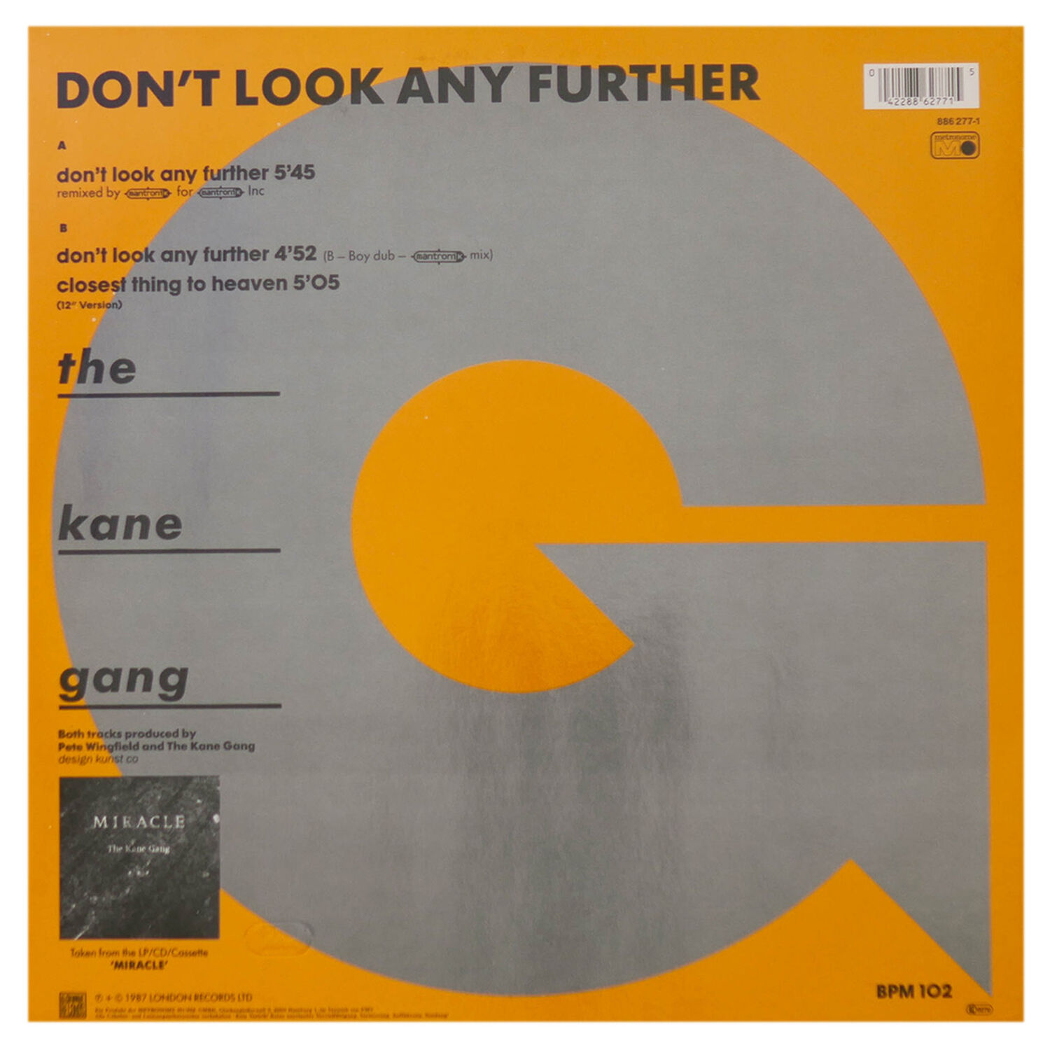 Kane Gang - Don't Look Any Further | 12" Maxi Single Usado image number 1.0