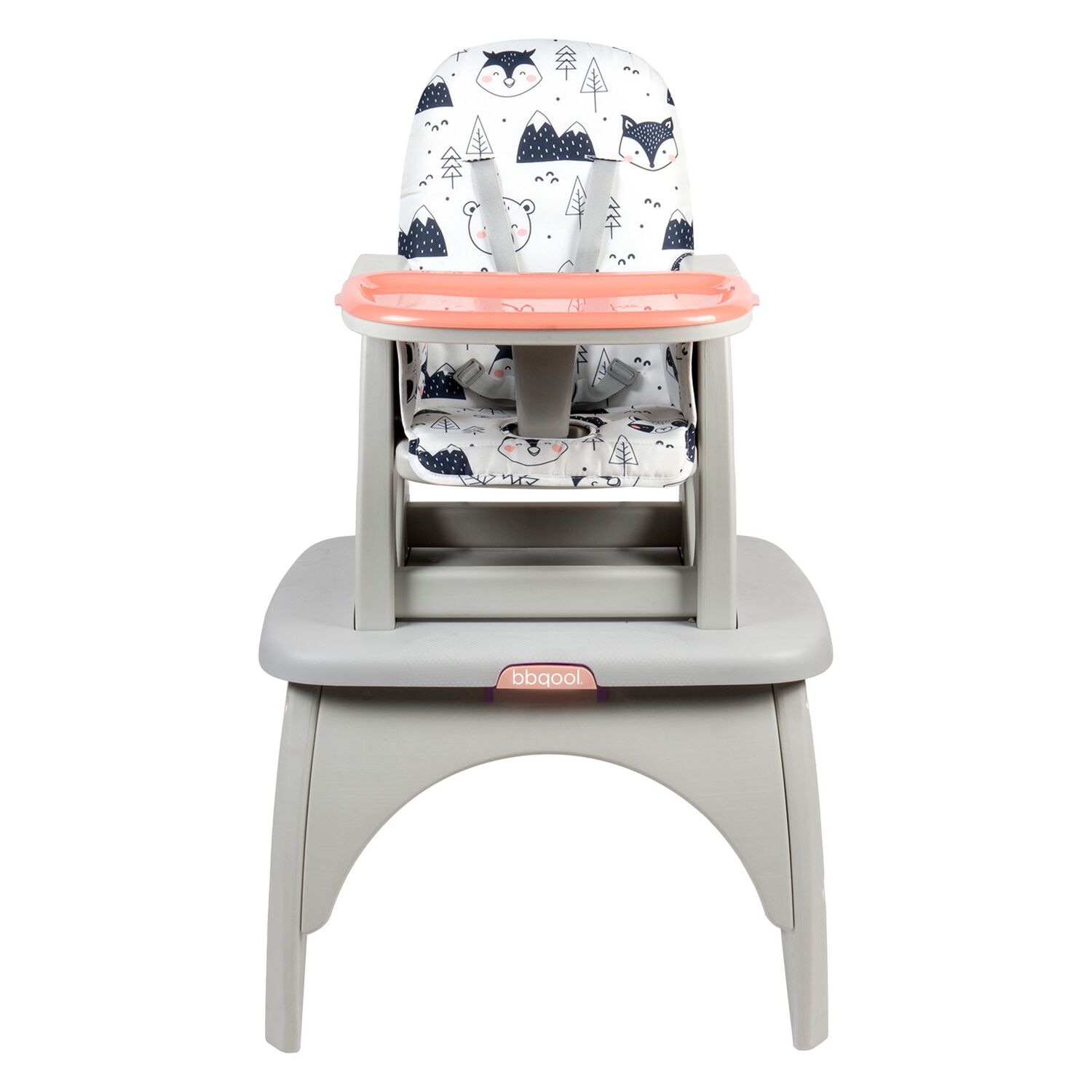 Silla De Comer Escritorio Foodzy 4-in-1 Rosado image number 2.0