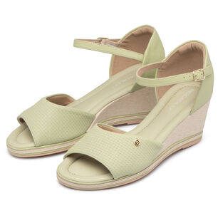 Sandalia Mujer Anabela Alice Verde 736 Piccadilly