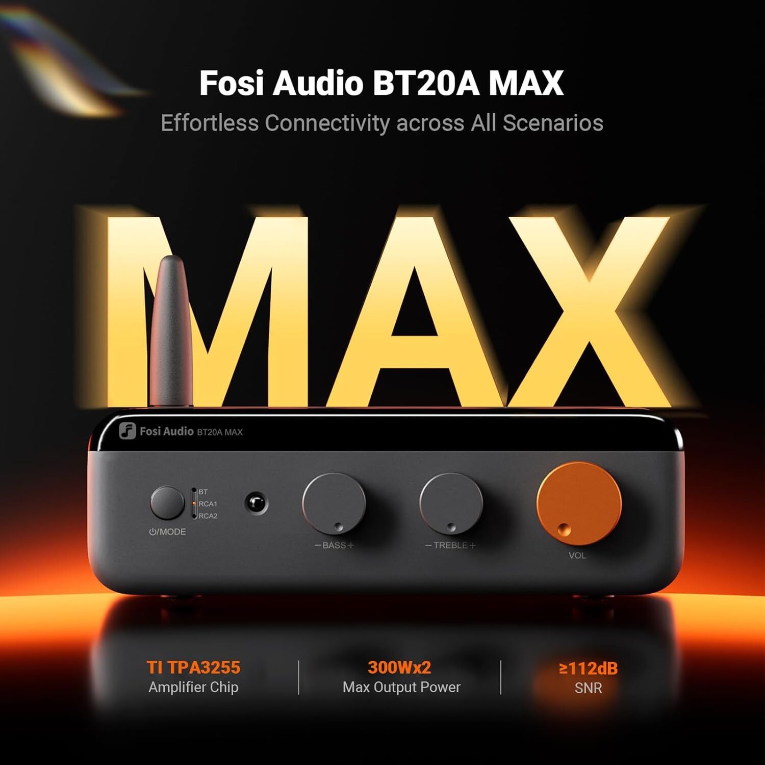 Amplificador Bluetooth 300w 2.1 Hi-res Fosi Bt20a Max image number 3.0