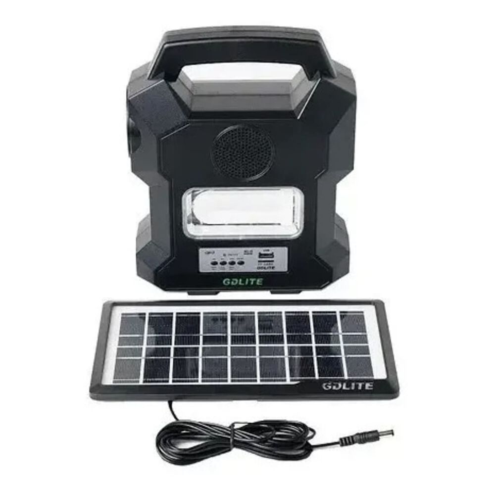Linterna Kit Solar Port&aacute;til Camping Gdlite Mp3 Usb Gd-1000a Linterna image number 0.0