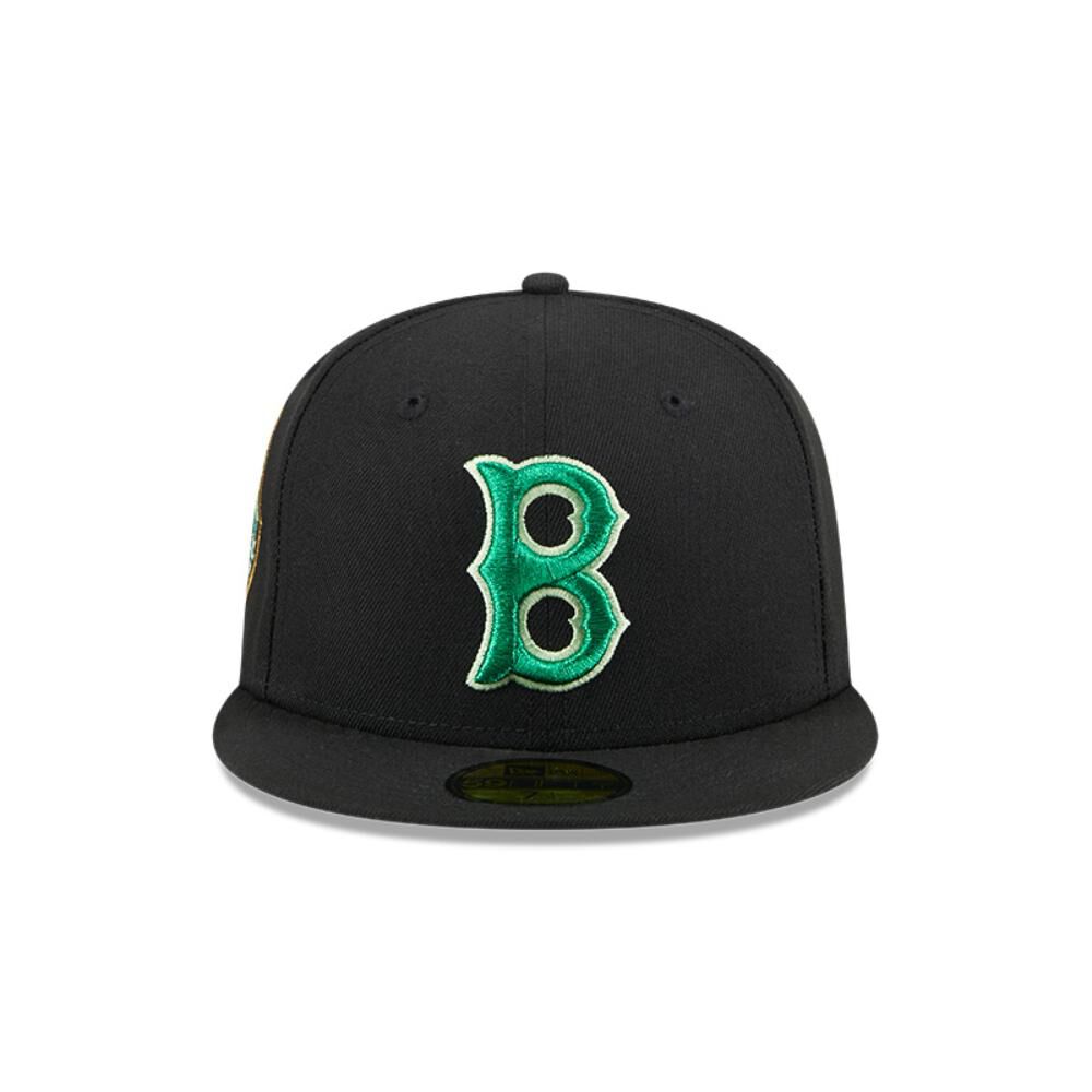 Gorra Boston Red Sox Mlb 59fifty Metallic Green Pop Black image number 2.0