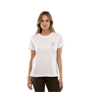 Polera Orgánica Sunset Blanco Mujer Falcone