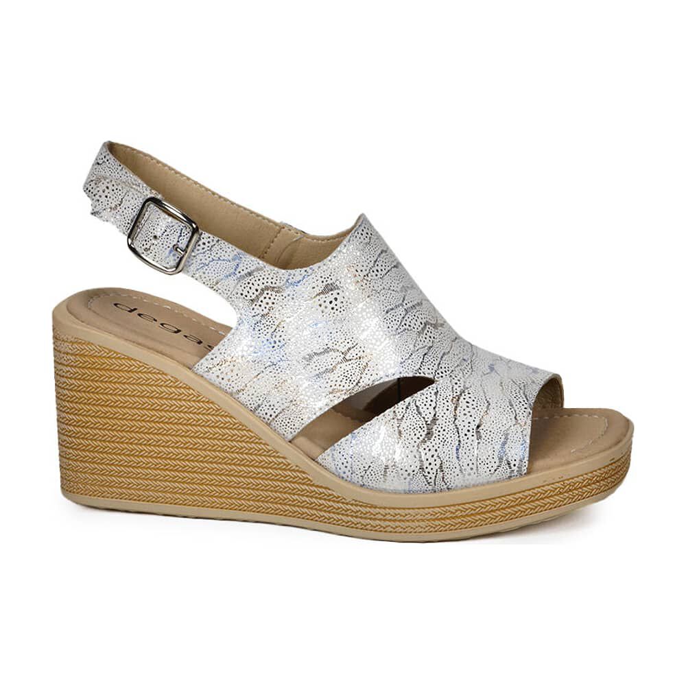 Sandalia Cuero Eines Beige image number 0.0