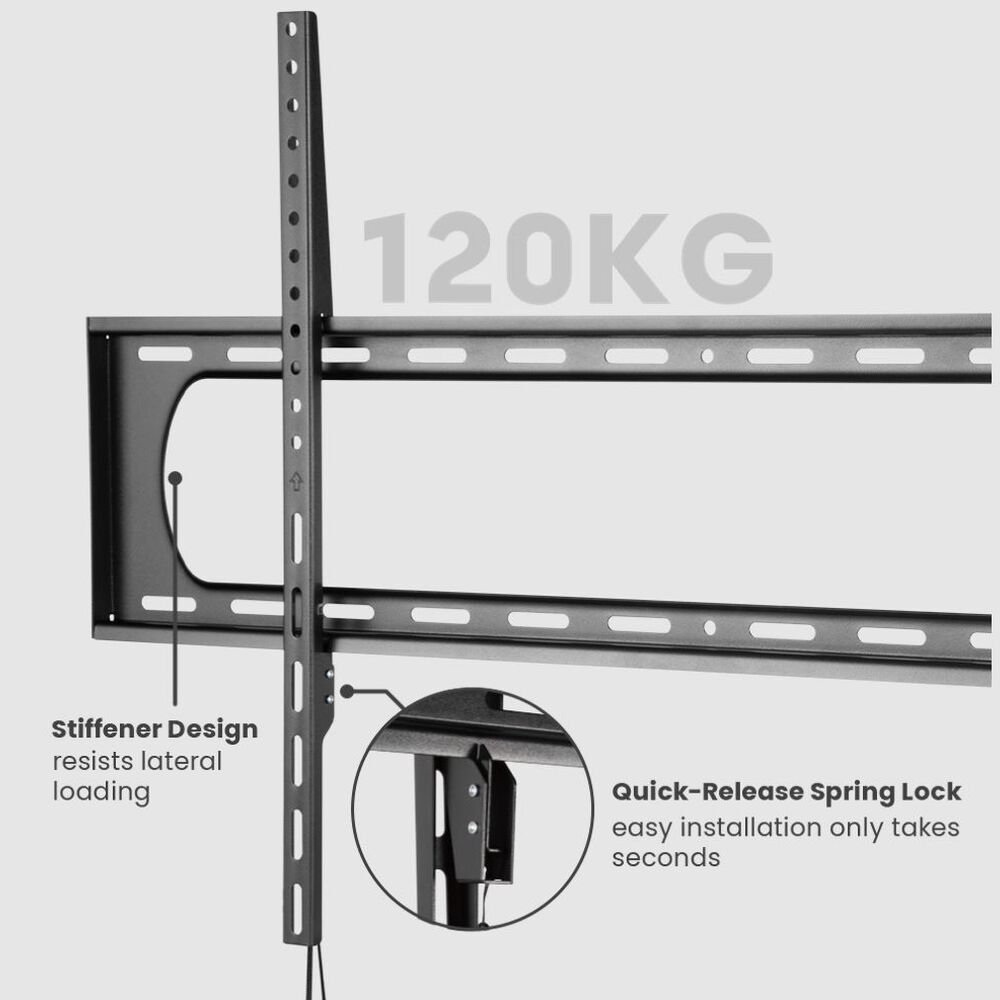 Soporte Fijo Para Tv De Alta Carga 60" ~ 120" - 120kg Sbrp73-69f Brasforma image number 7.0