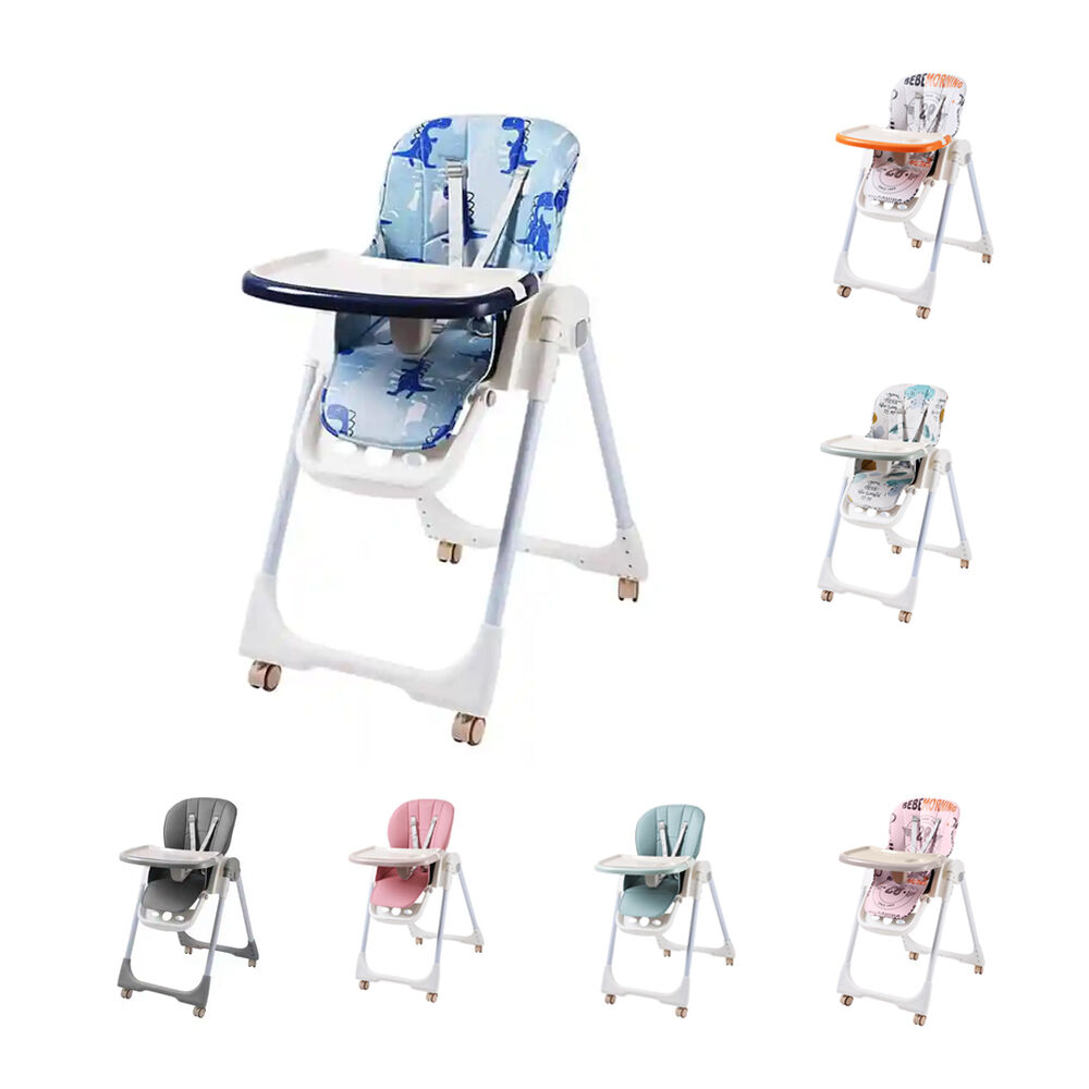 Silla De Comer Plegable Evolution Motivo Rosa image number 8.0