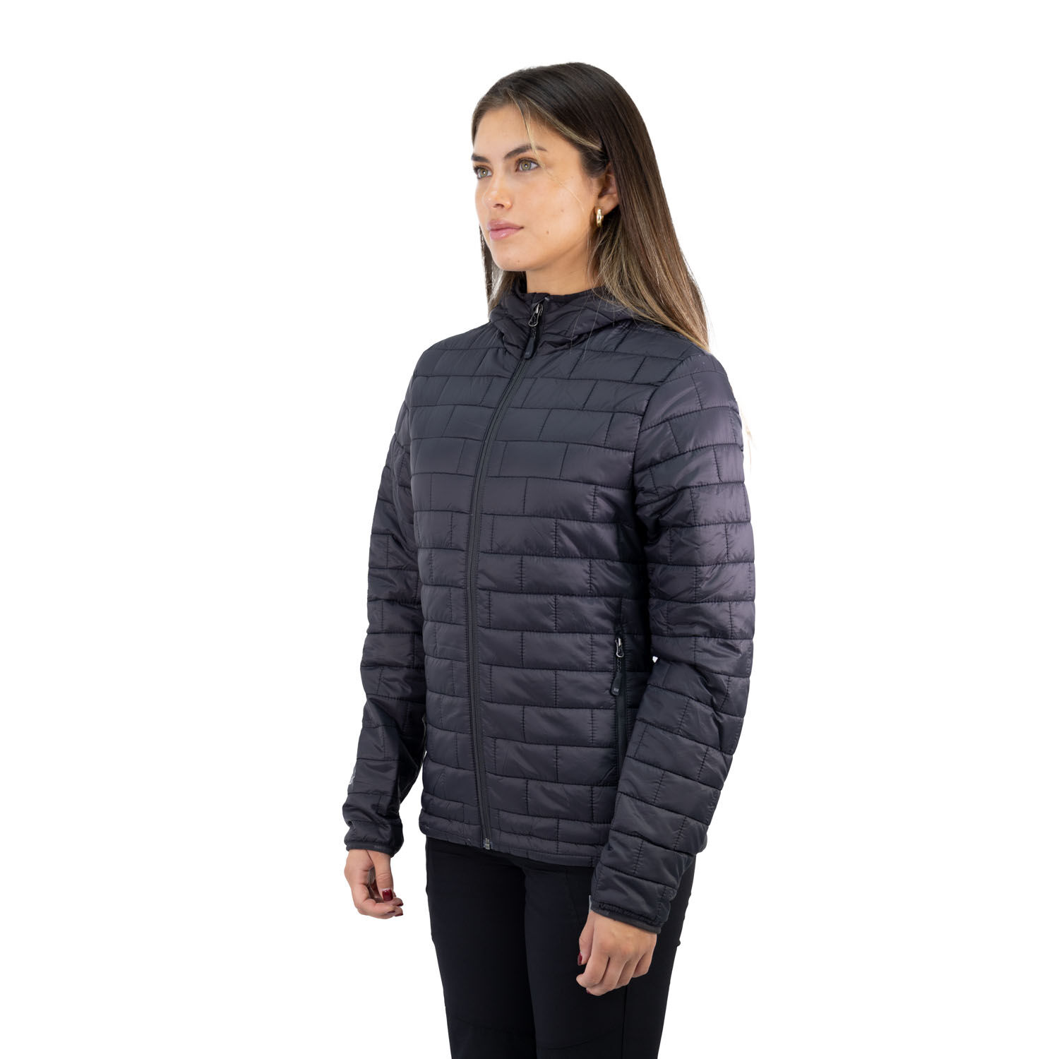 Parka Hw Cochamo Pro Negro Mujer image number 3.0