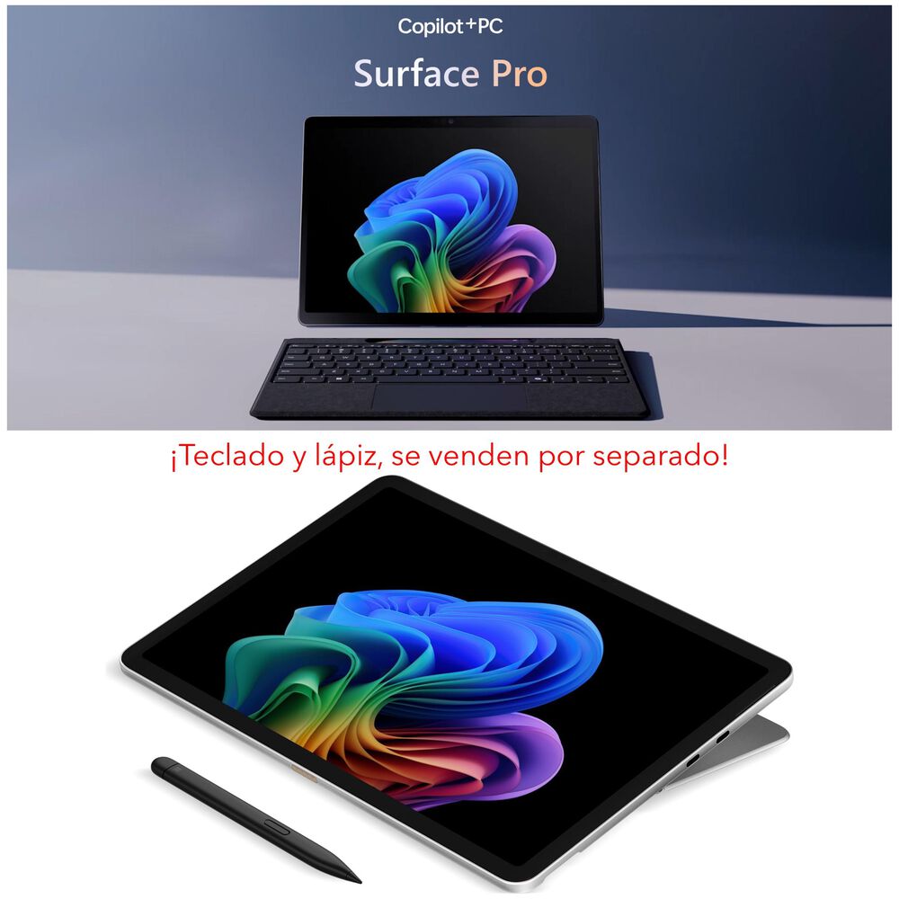 Surface Pro 12 Copilot+ Pc Tablet 2 En 1 Con Windows 11 Y 16gb Ram image number 1.0