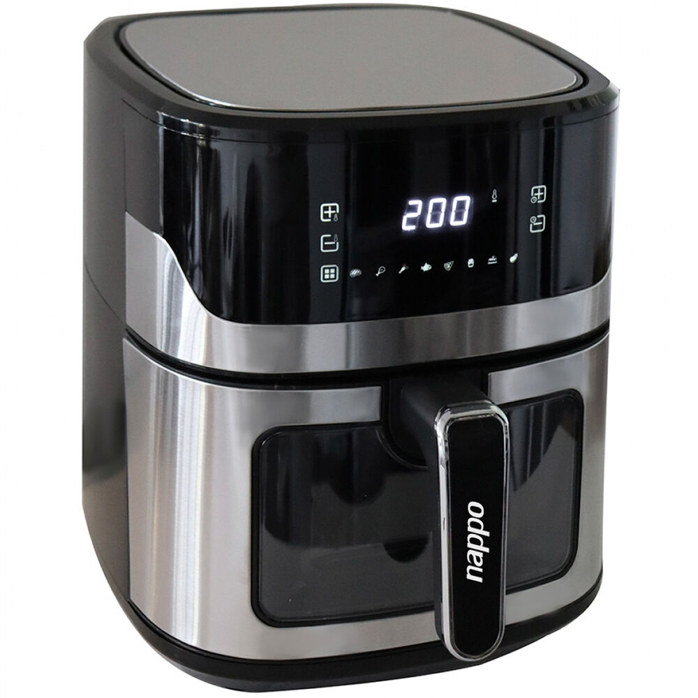 Freidora De Aire Digital Nappo Turbo Fryer Xl 7l 1600w Visor image number 3.0