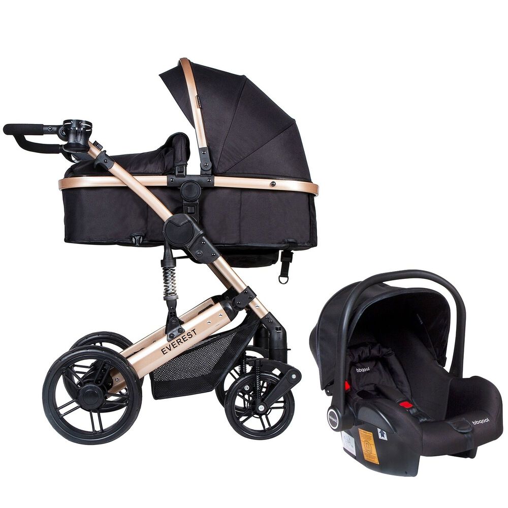 Coche Travel System Everest Black image number 0.0