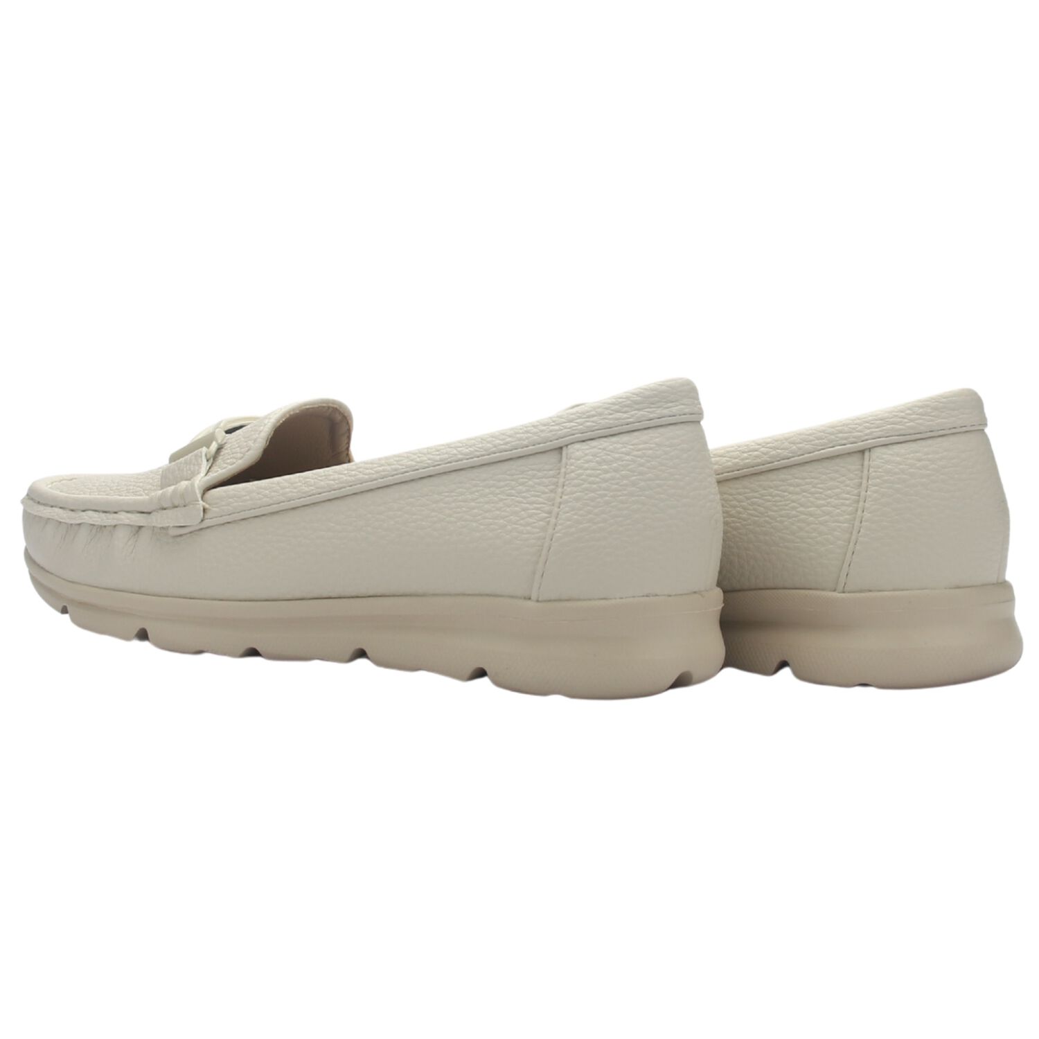Mocasin De Mujer De Color Nude Casual Chalada Leve-1 image number 5.0