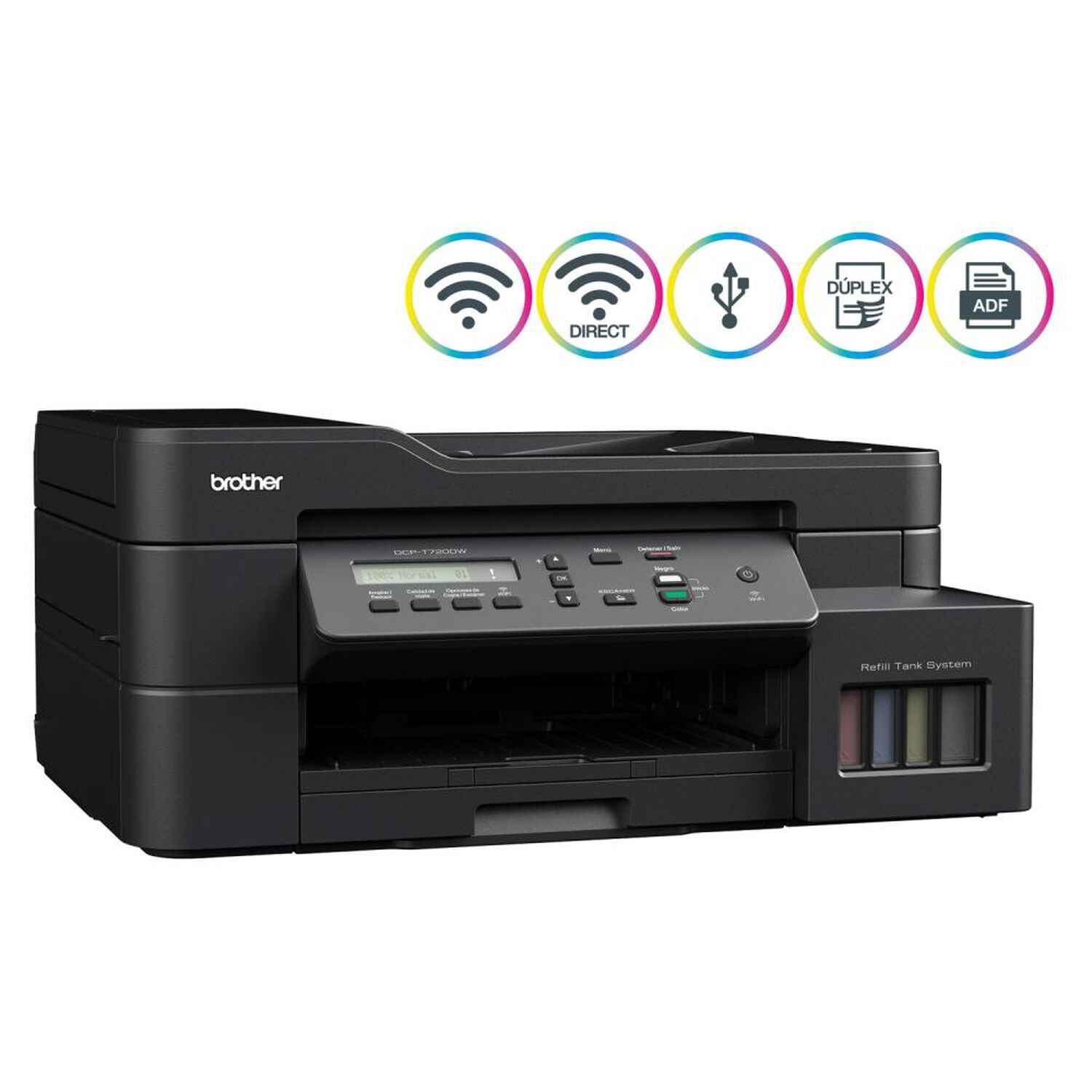 Impresora Multifuncional Brother DCPT720DW image number 2.0