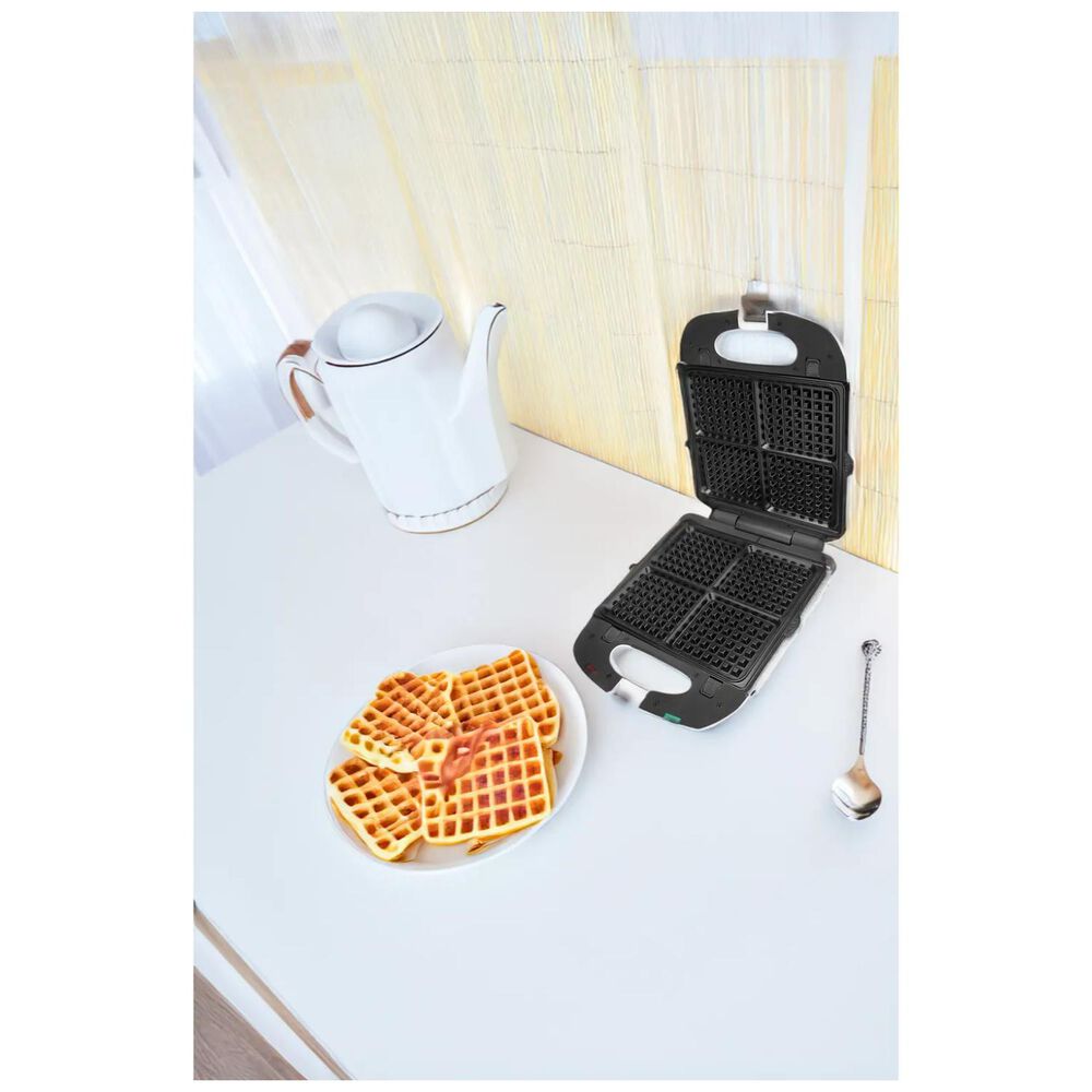 Waflera Electrica 1200w 4 Waffles Blanco Mgf8212 image number 2.0