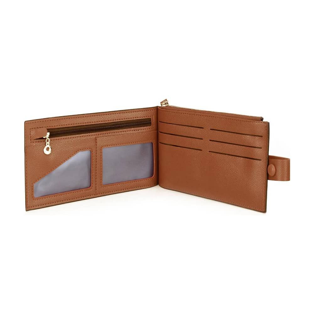 Billetera De Mujer Tarja Brown Carven image number 2.0