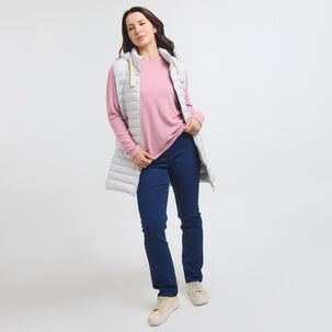 Sweater Básico Regular Manga Larga Cuello Alto Mujer Geeps