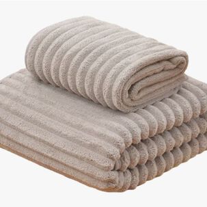 Pack 2 Toallas Microfibra Caf&eacute;