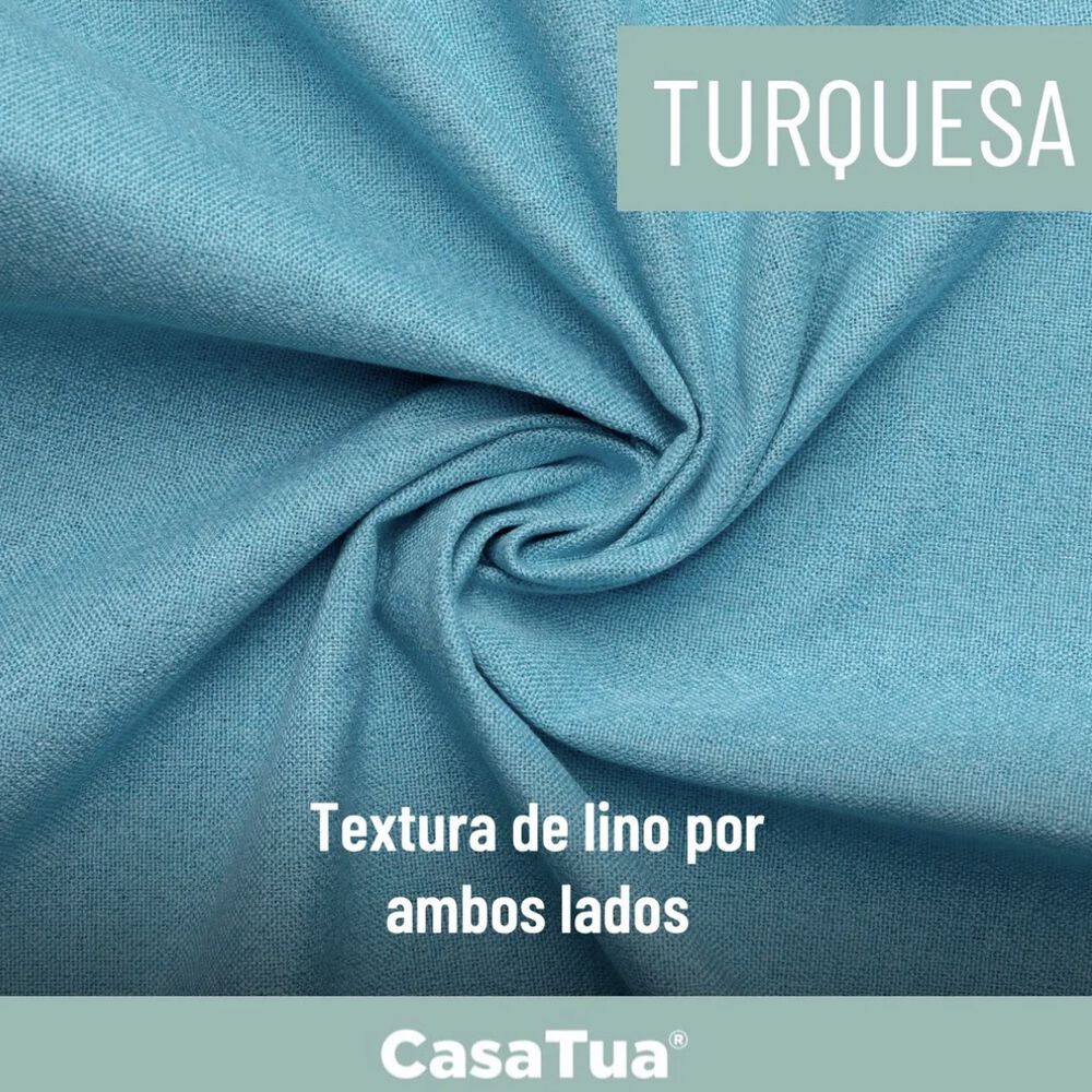 Cortinas Blackout 2 Paños 140x220 Textura Lino image number 2.0