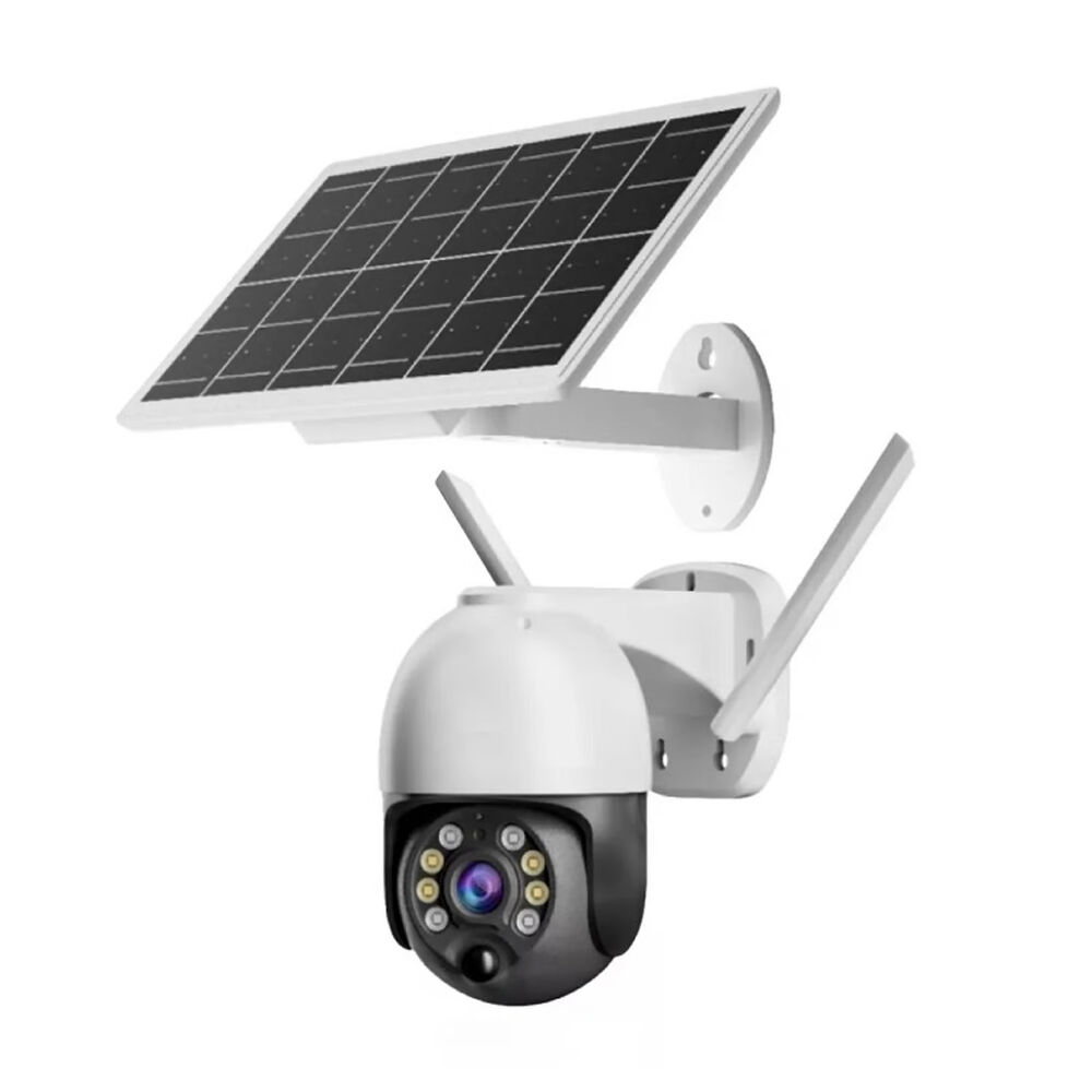 C&aacute;mara De Seguridad Inal&aacute;mbrica Wifi Con Panel Solar Ip66 image number 0.0
