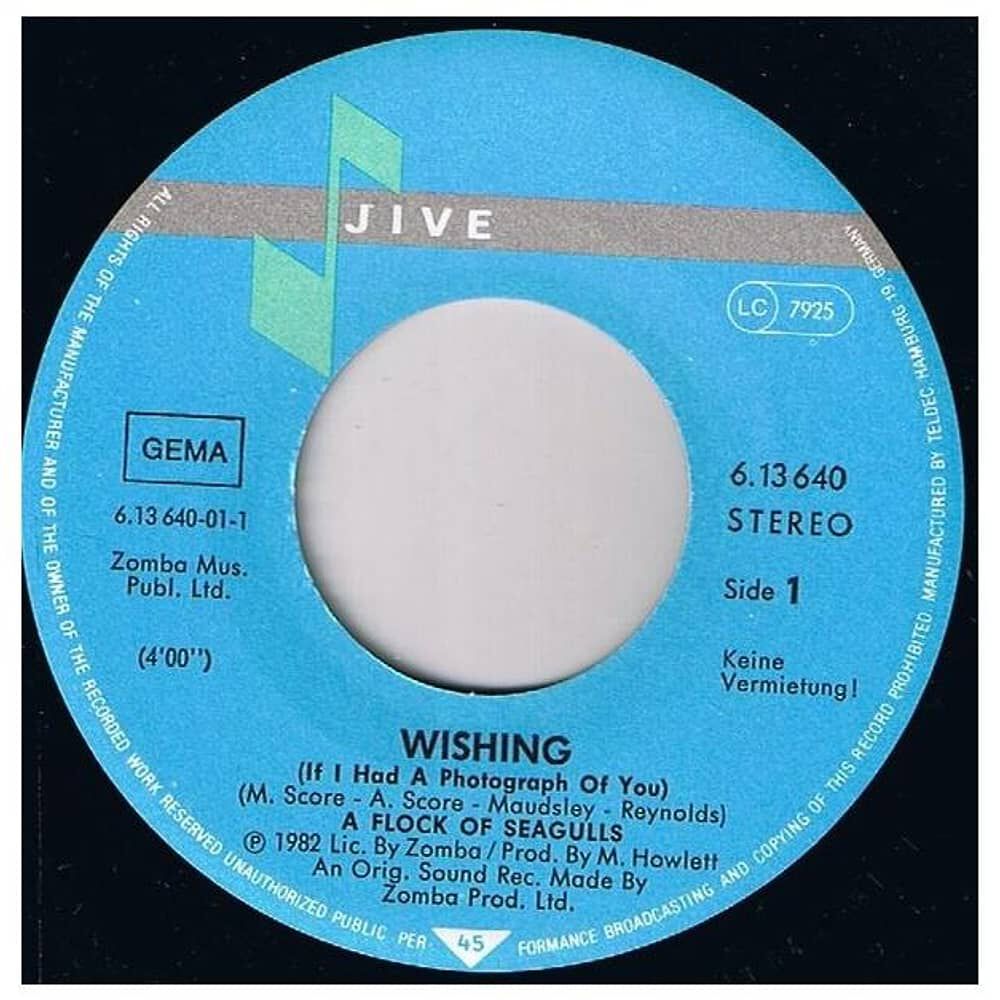 A Flock Of Seagulls - Wishing | 7'' Single Vinilo Usado image number 1.0
