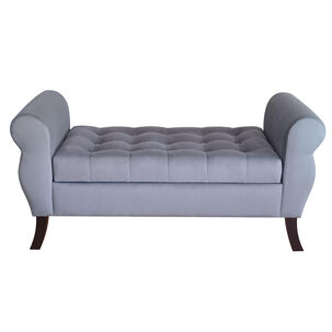 Banqueta Baul Diva Color Gris