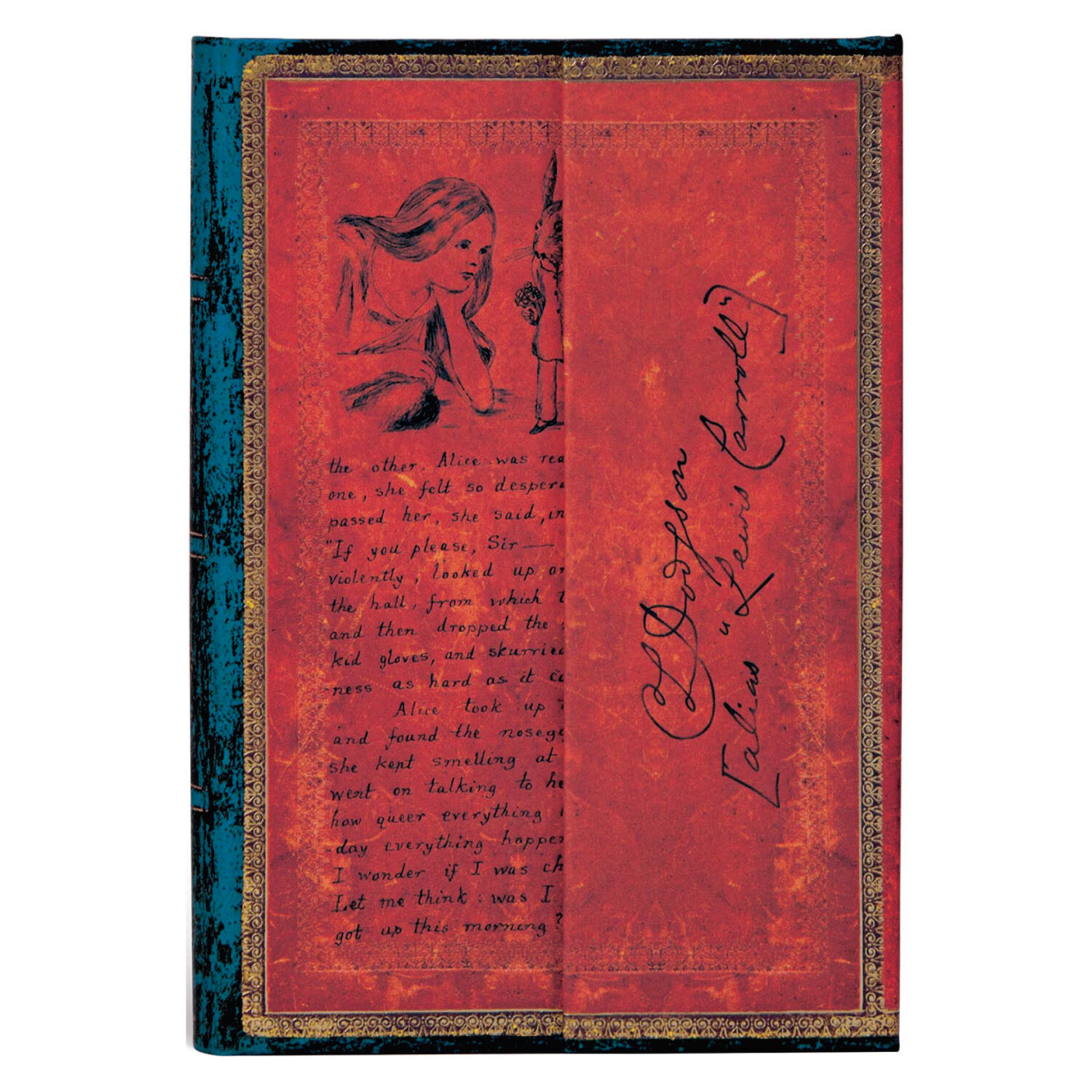 Libreta Lewis Carroll, Alice In Wonderland Mini Tapa Dura image number 0.0