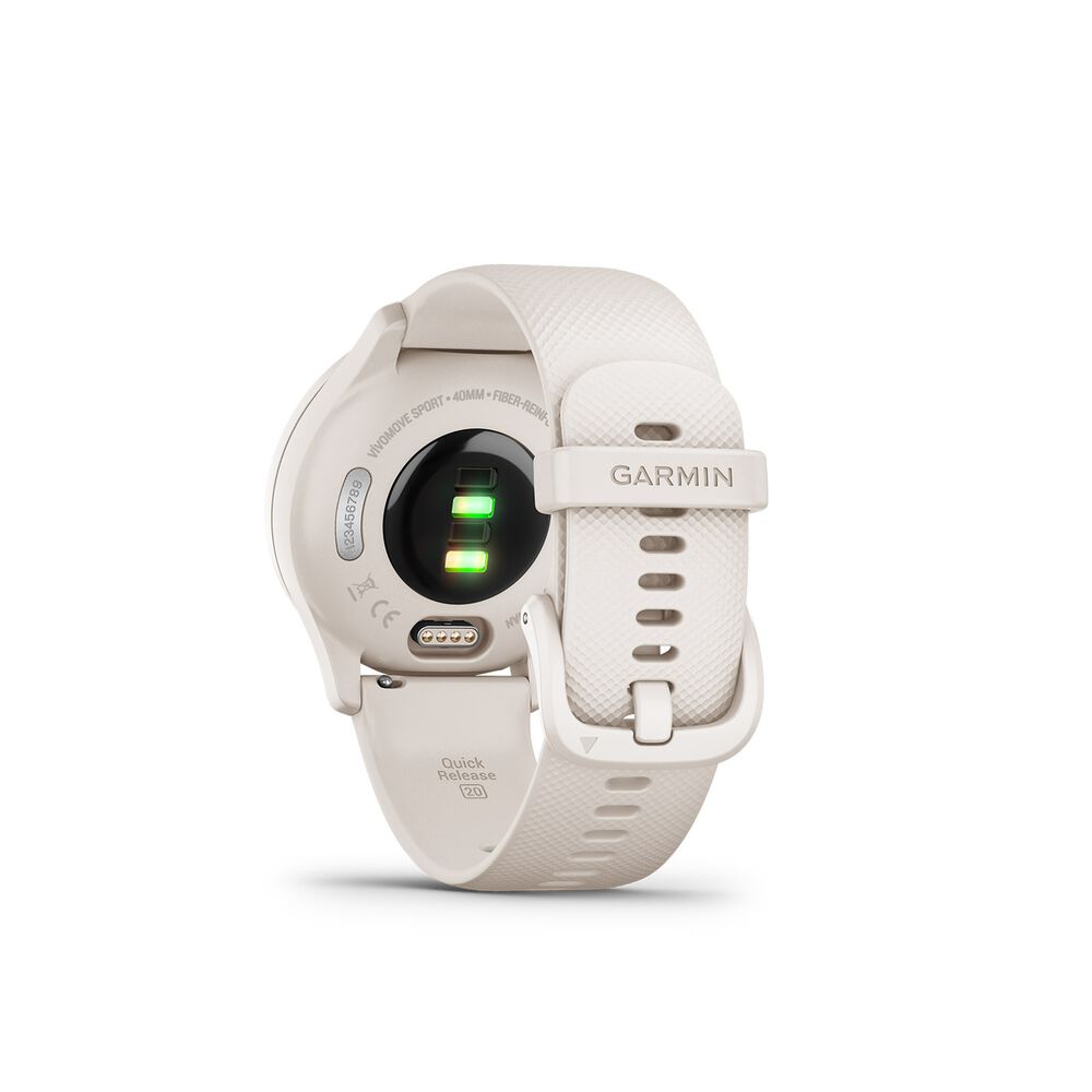 Smartwatch Vivomove Sport Ivory Garmin image number 4.0