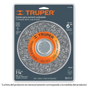 Grata Para Esmeril De Banco 6x3/4" - Truper