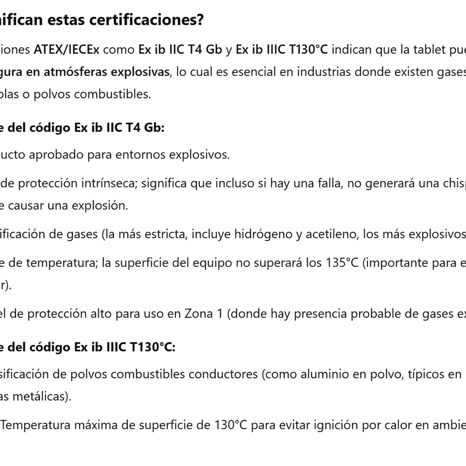 Cenava A80st, Tablet Intr&iacute;nsecamente Segura Atex, Para Entornos Explosivos image number 2.0