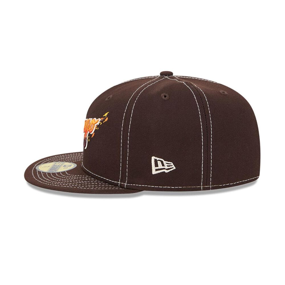 Gorra 59fifty Mlb Chicago White Sox Fall Foliage Dark Brown image number 3.0