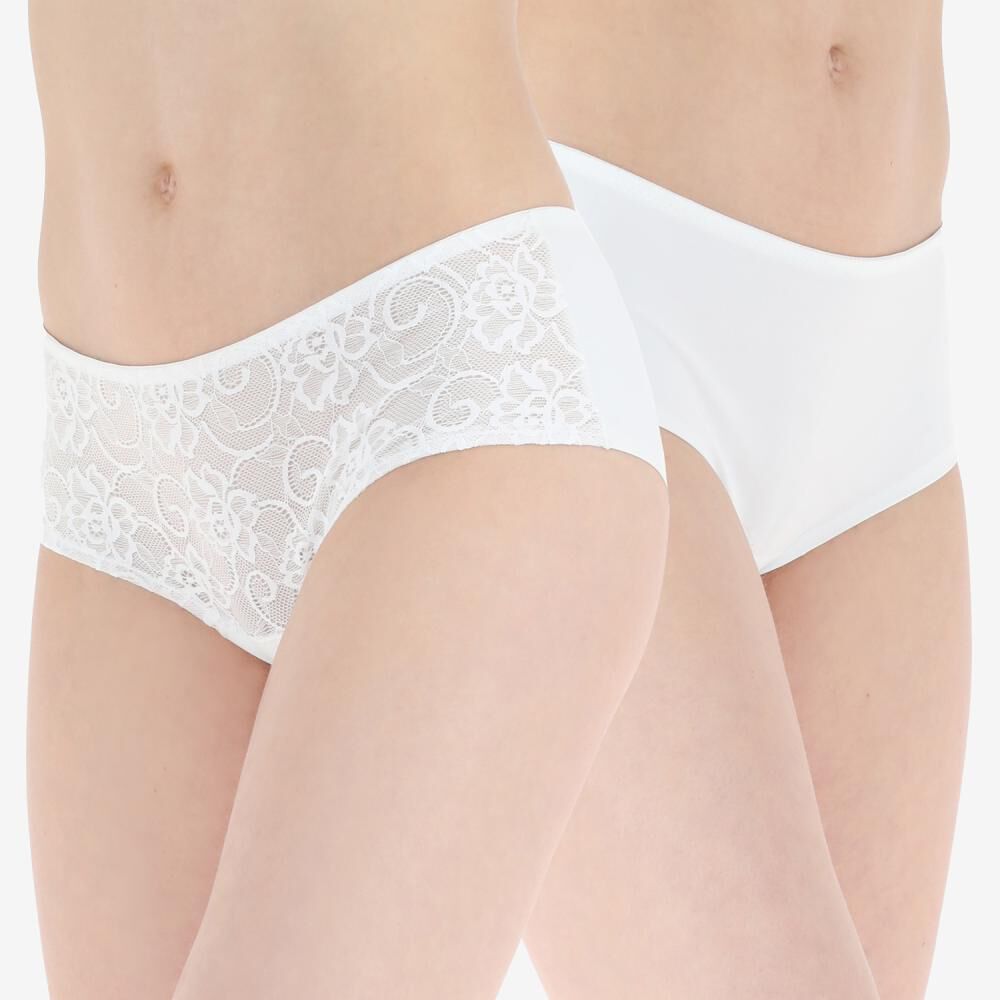 Pack Pantaleta Mujer Flores / 2 Unidades image number 0.0