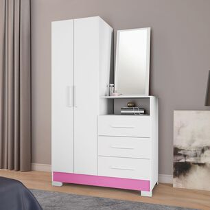 Cl&oacute;set Home Mobili Closet Vania / 2 Puertas / 3 Cajones