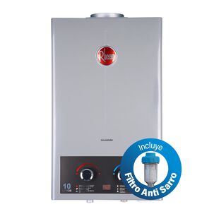 Calefont Digital 10 Litros Gas Licuado Tiro Natural Rheem