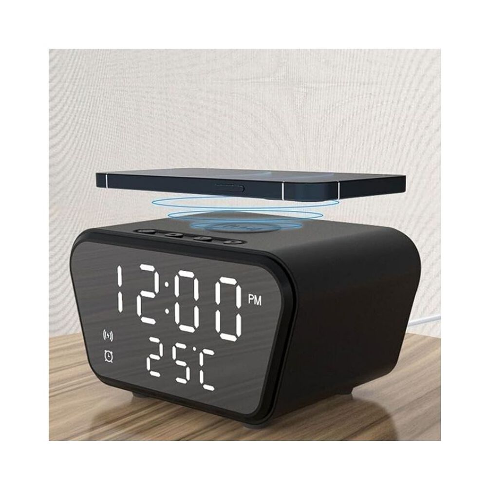 Reloj Despertador Con Cargador Inal&aacute;mbrico Y Term&oacute;metro image number 2.0