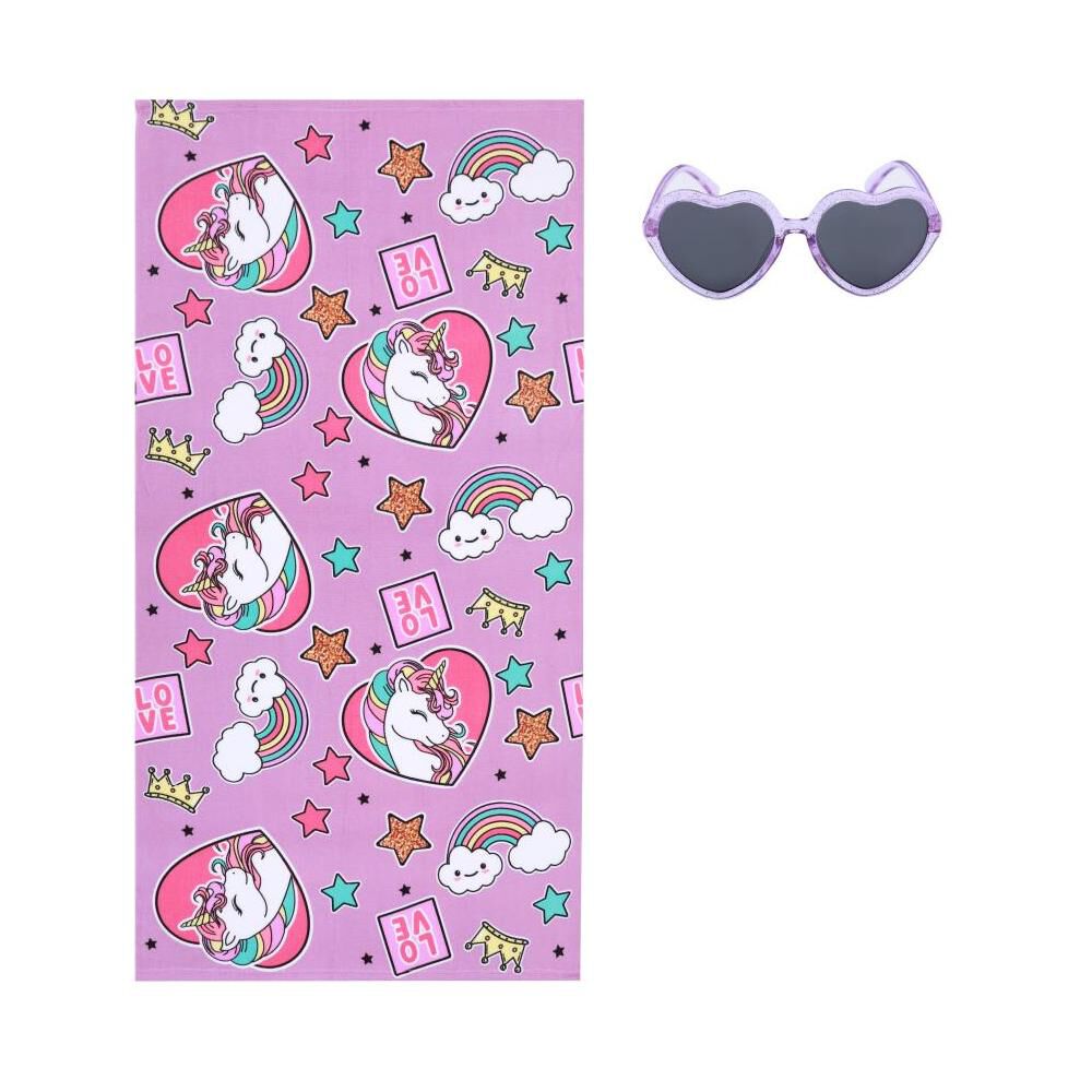 Toalla Playa Infantil + Lentes de sol Casaideal Kids Love / 75 X 150 Cm image number 3.0
