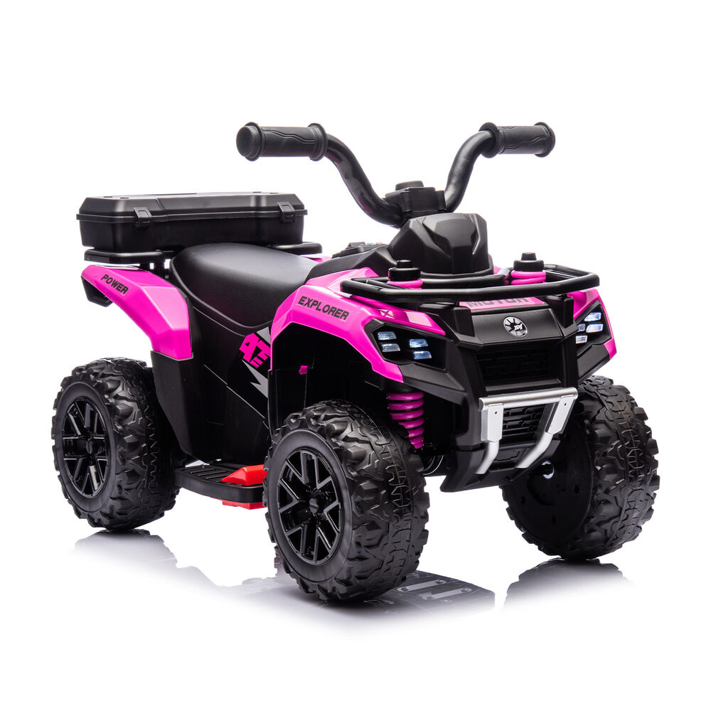 Cuadrimoto A Batería Quad Sx Rosa Bebesit image number 6.0