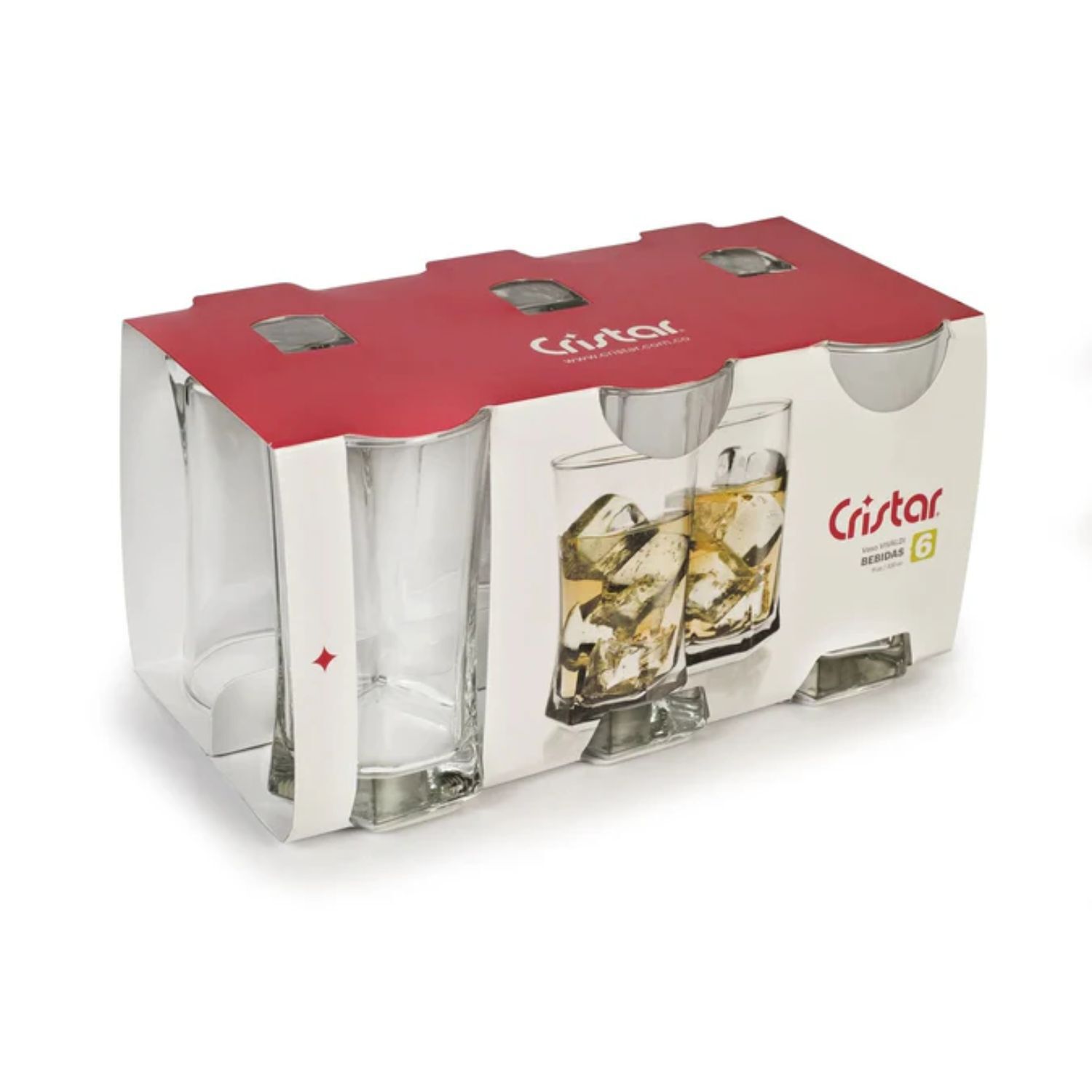 Set 12 Vasos Vivaldi Tragos Altos Cristar 332 Ml image number 3.0