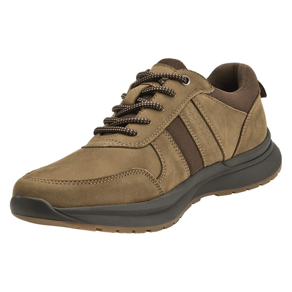 Zapatilla Urbana Hombre Pluma Plh0017 Taupe image number 2.0