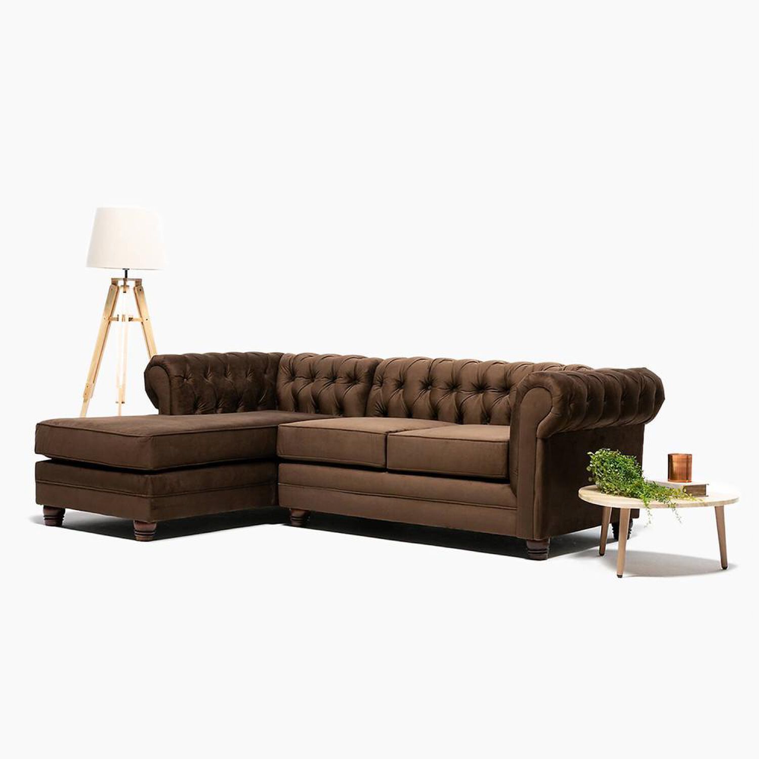 Sof&aacute; Seccional Barra Design Chesterfield Izquierdo / 4 Cuerpos image number 0.0