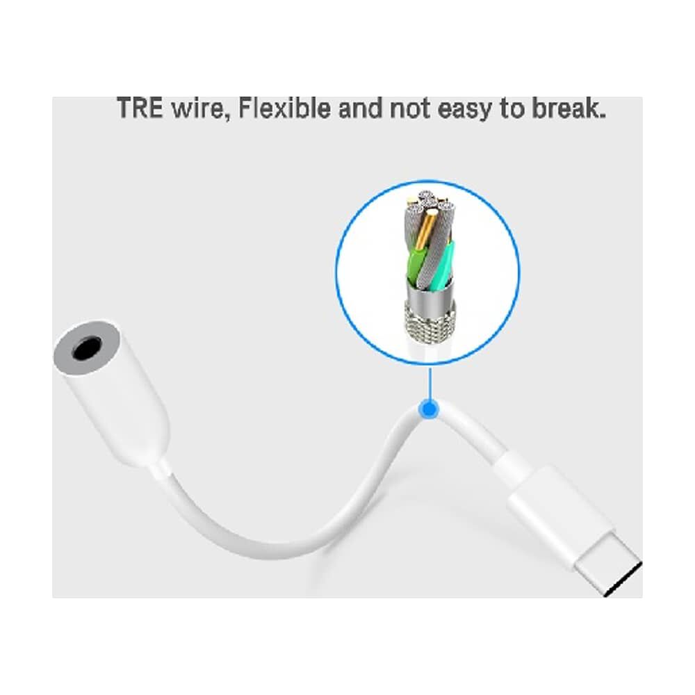 Adaptador Aud&iacute;fonos Tipo C A Cable Audio Jack 3,5 Auxiliar image number 5.0