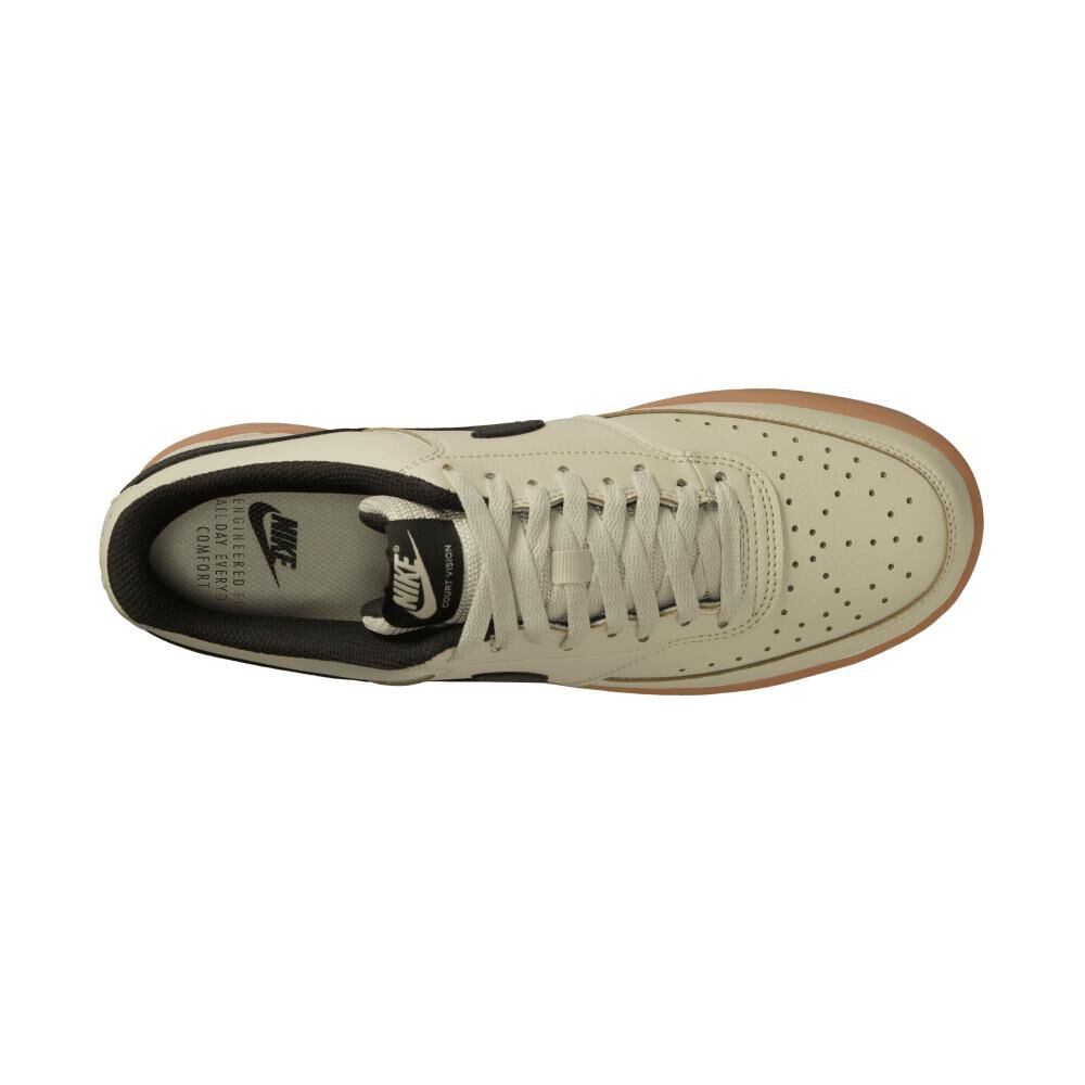 Zapatilla Urbana Hombre Nike Court Vision Low Light Khaki Gum image number 7.0