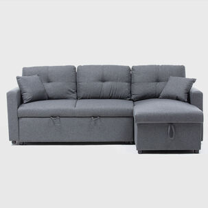 Sof&aacute; Seccional Cama 2 Cuerpos Lino Sidney Kmb1002
