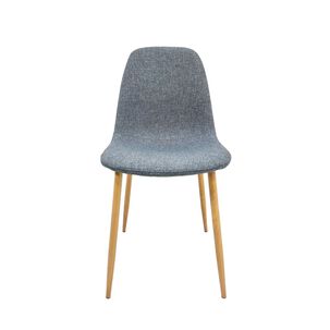 Silla Scoop Wood Velvet Gris