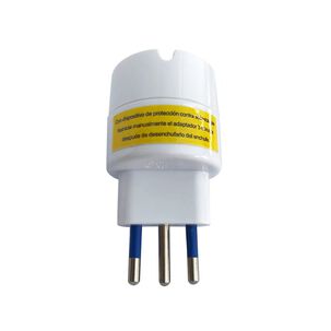 Adaptador Schuko Blanco Con Protección 1500w - Macrotel
