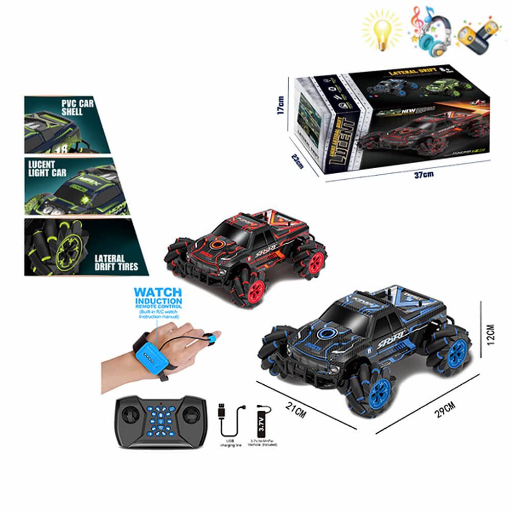 Camioneta Control Remoto 4x4 2.4ghz - Todo Terreno Azul image number 3.0