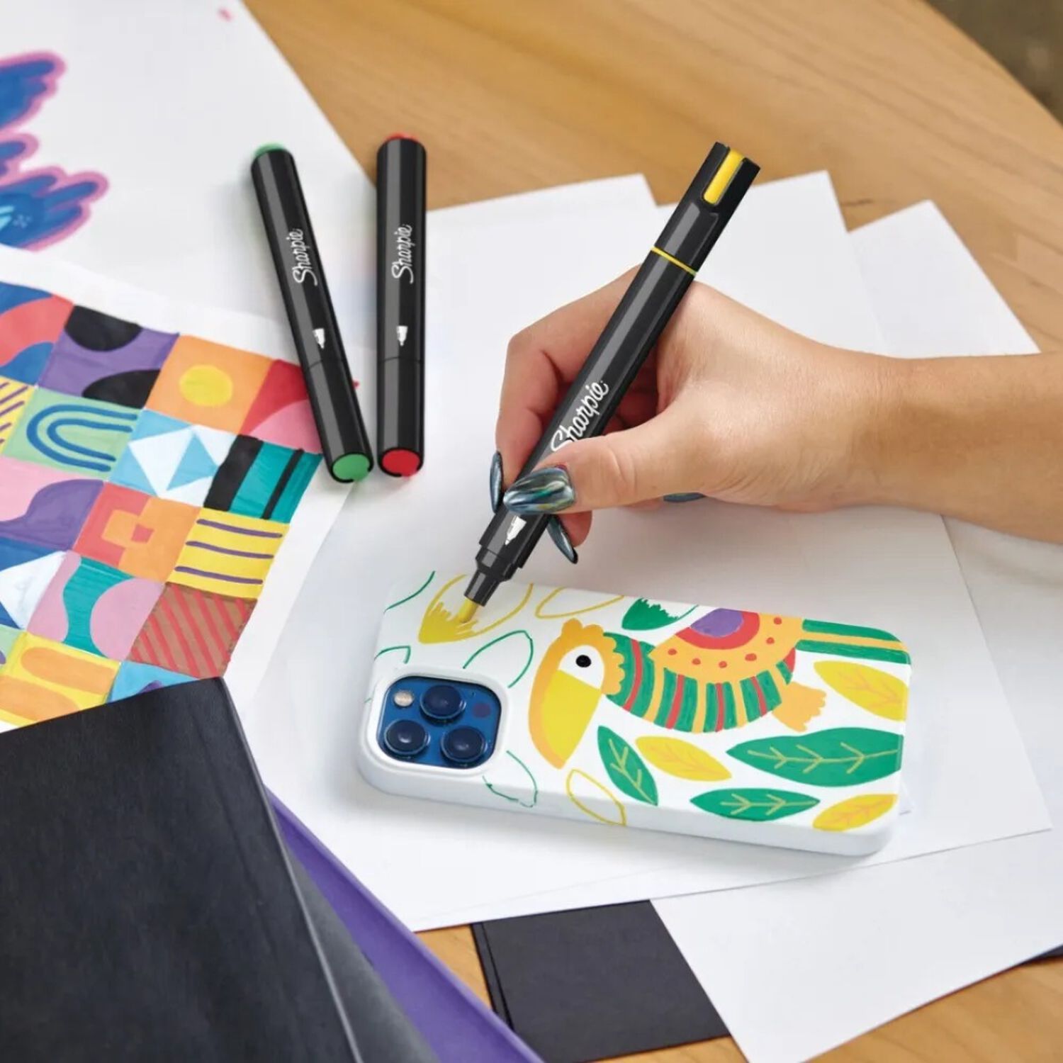 Sharpie Marcadores Acr&iacute;lico Punta Pincel 5 Colores Surtidos image number 3.0