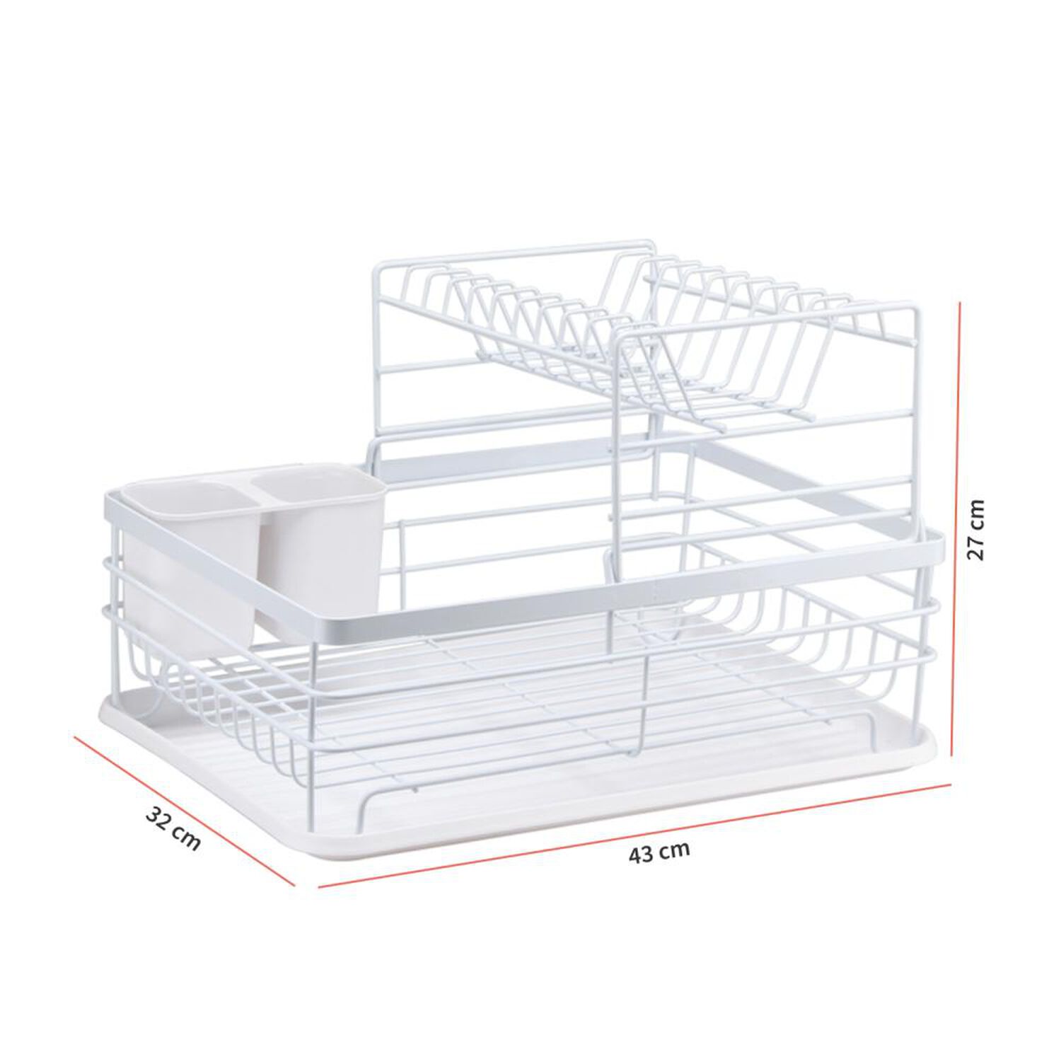 Secaplatos Escurridor Simplit 2 Niveles Acero Inox image number 1.0
