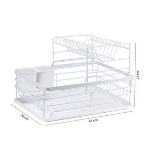 Secaplatos Escurridor Simplit 2 Niveles Acero Inox